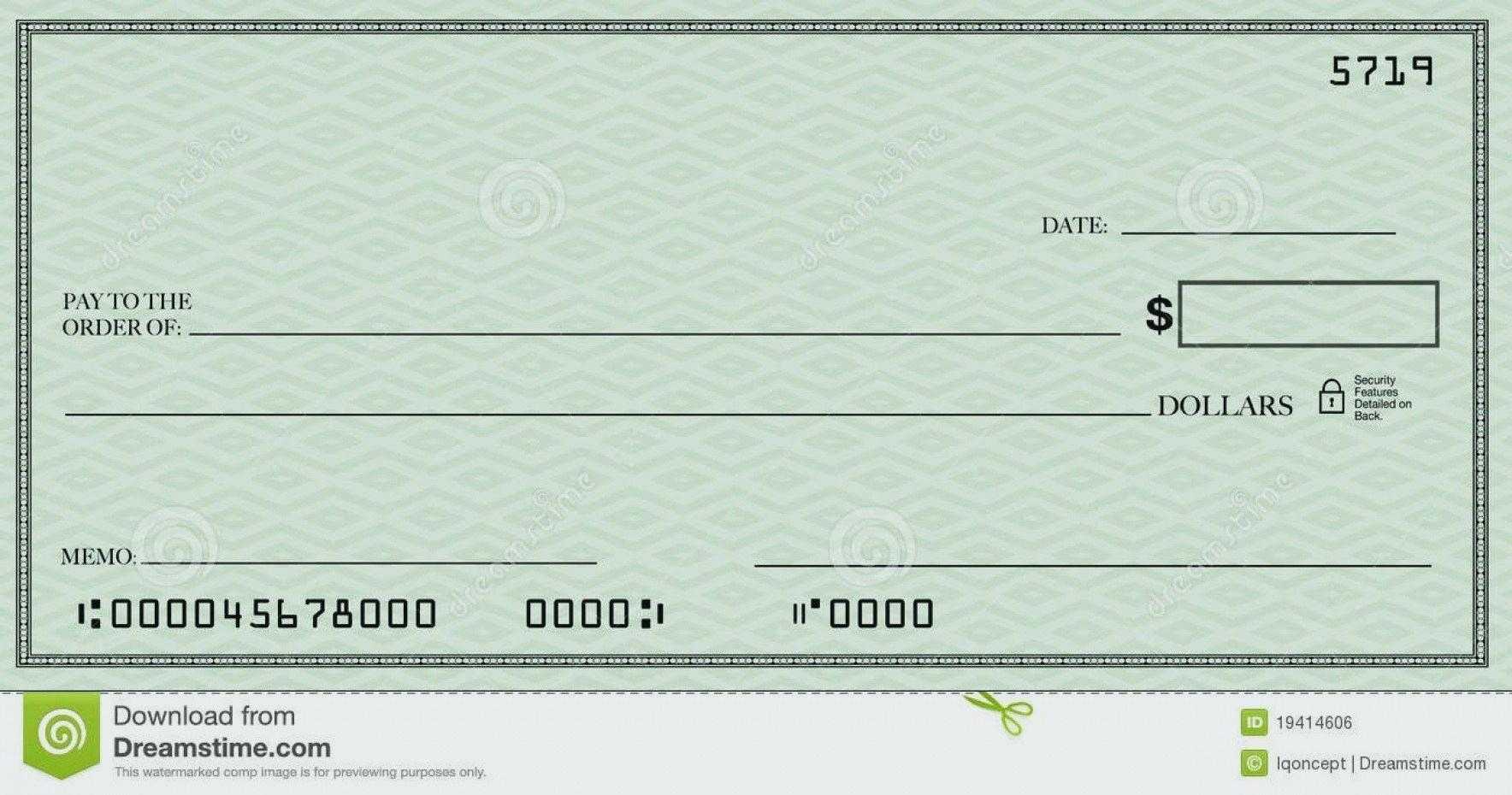 Formidable Editable Blank Check Template Ideas Word Cashiers With Regard To Editable Blank Check Template
