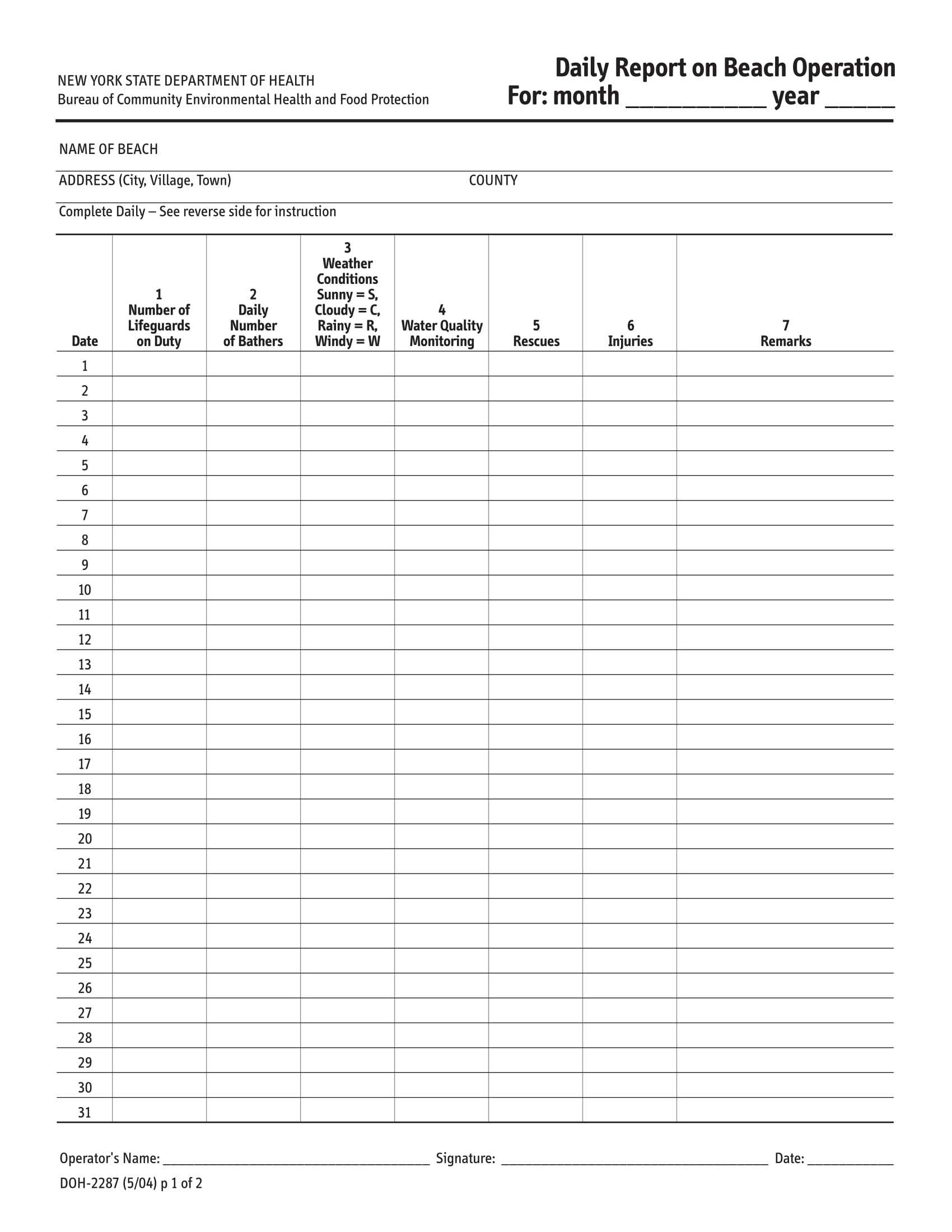 Free 14+ Daily Report Forms In Pdf With Regard To Daily Report Sheet Template