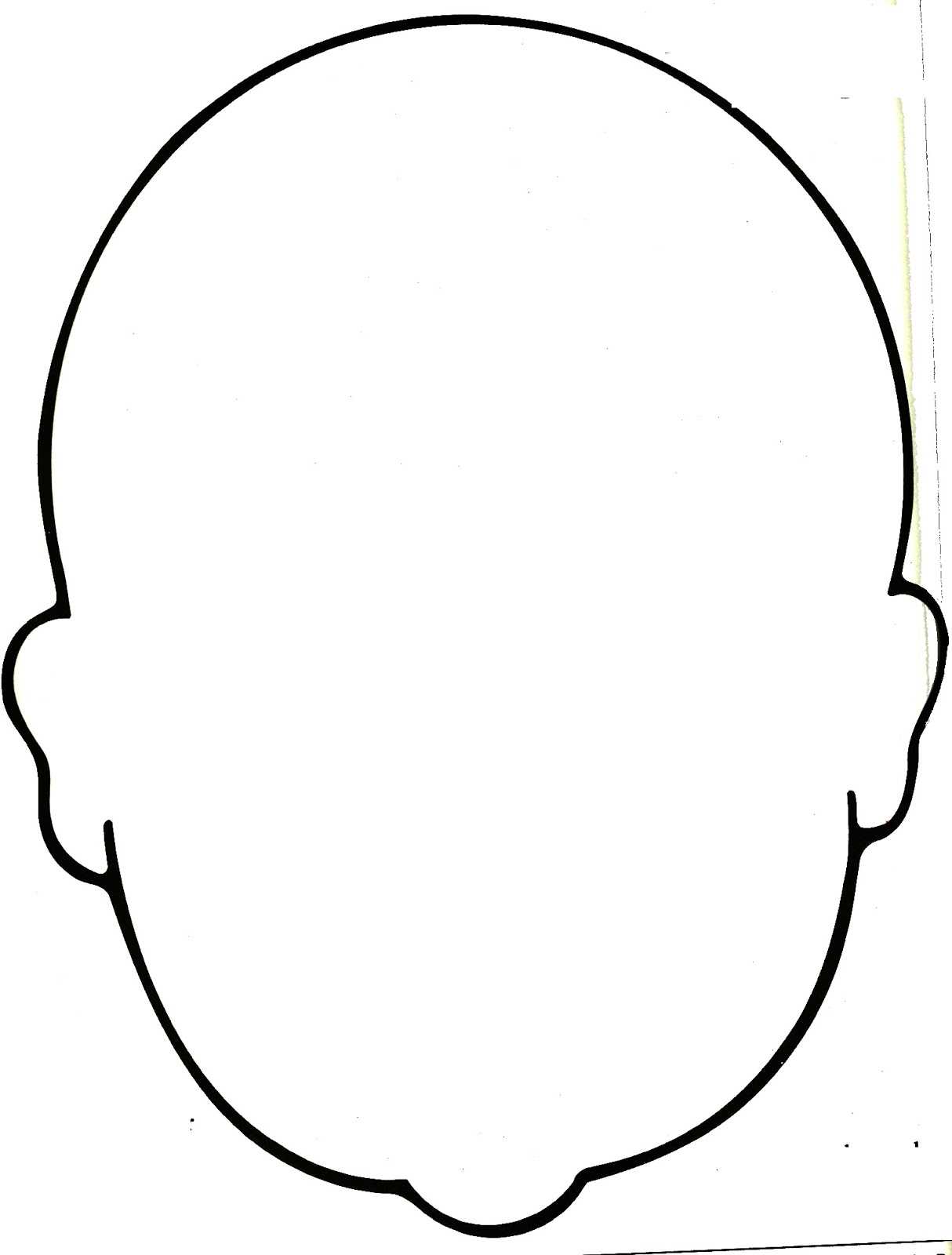 Free Blank Face Template, Download Free Clip Art, Free Clip For Blank Face Template Preschool