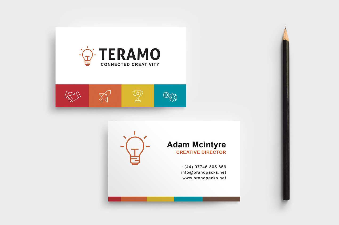 Free Business Card Template In Psd, Ai & Vector – Brandpacks In Blank Business Card Template Photoshop