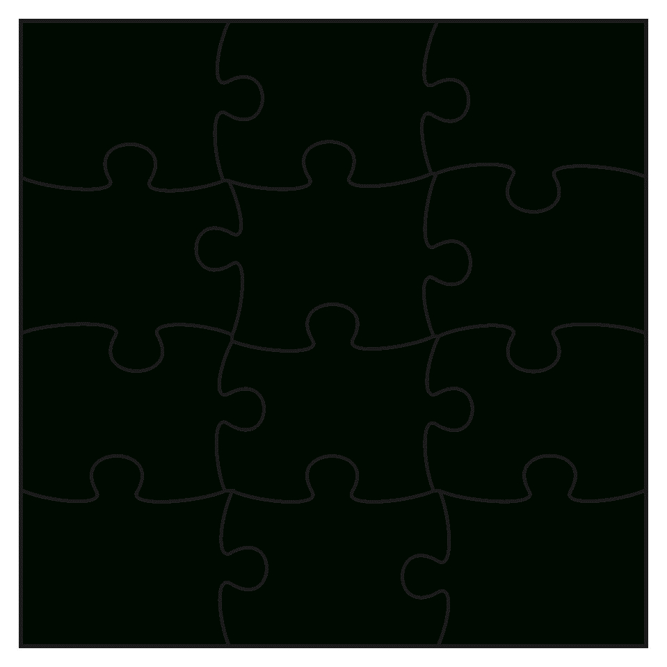 Free Jigsaw Piece, Download Free Clip Art, Free Clip Art On For Blank Jigsaw Piece Template