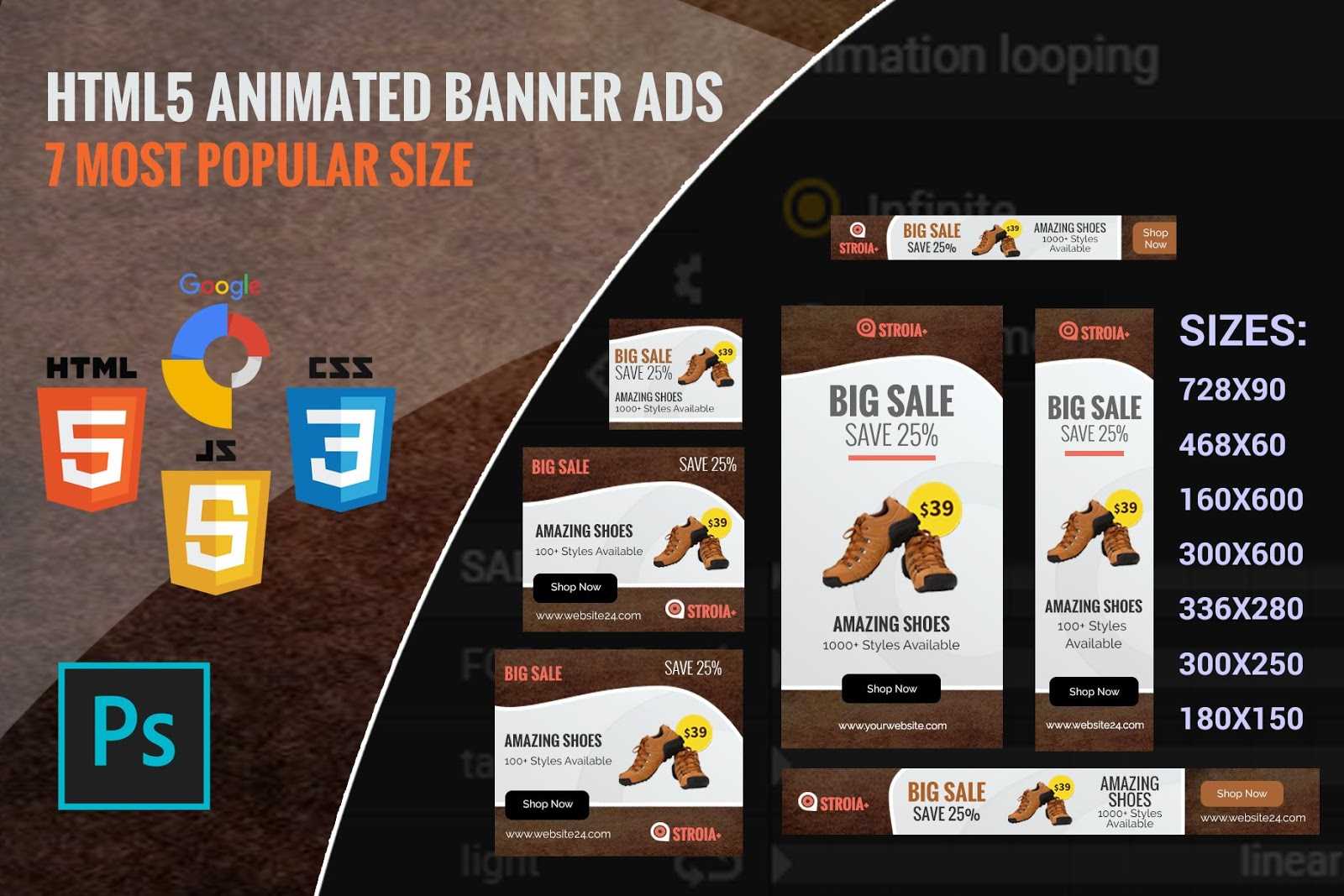 Free Marketing Product: Free Ad Templates | Shoping Html5 Throughout Animated Banner Template