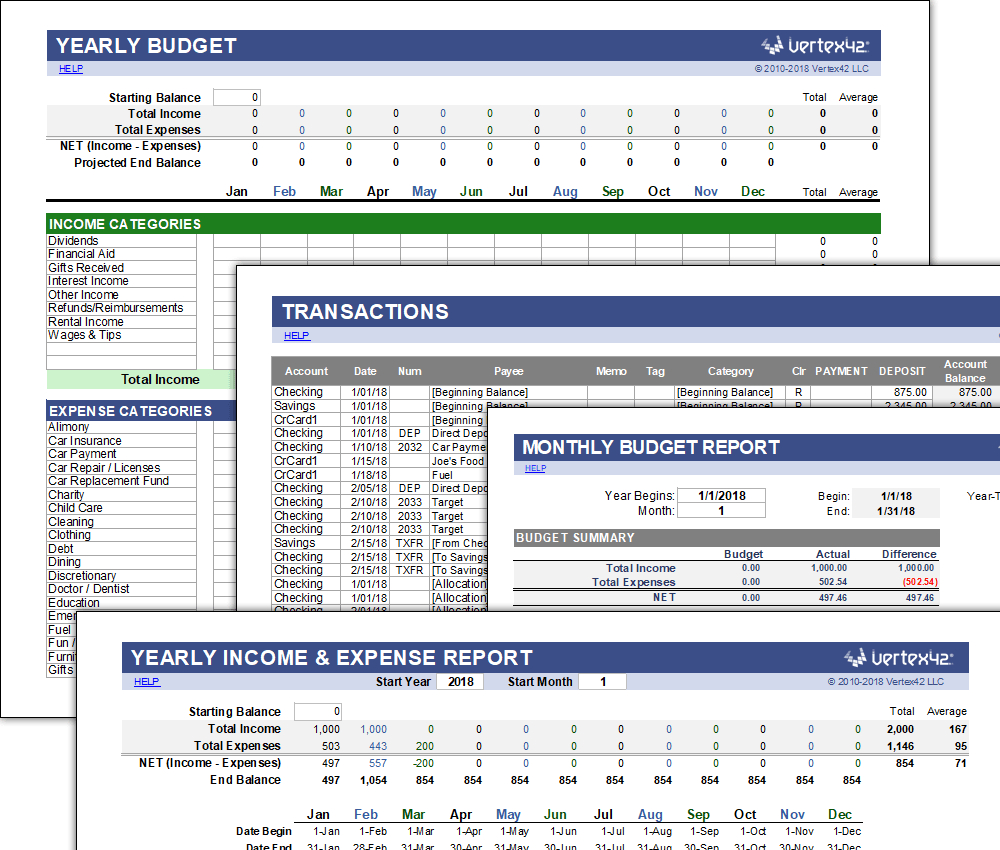 Free Money Management Template For Excel Inside Personal Check Template Word 2003