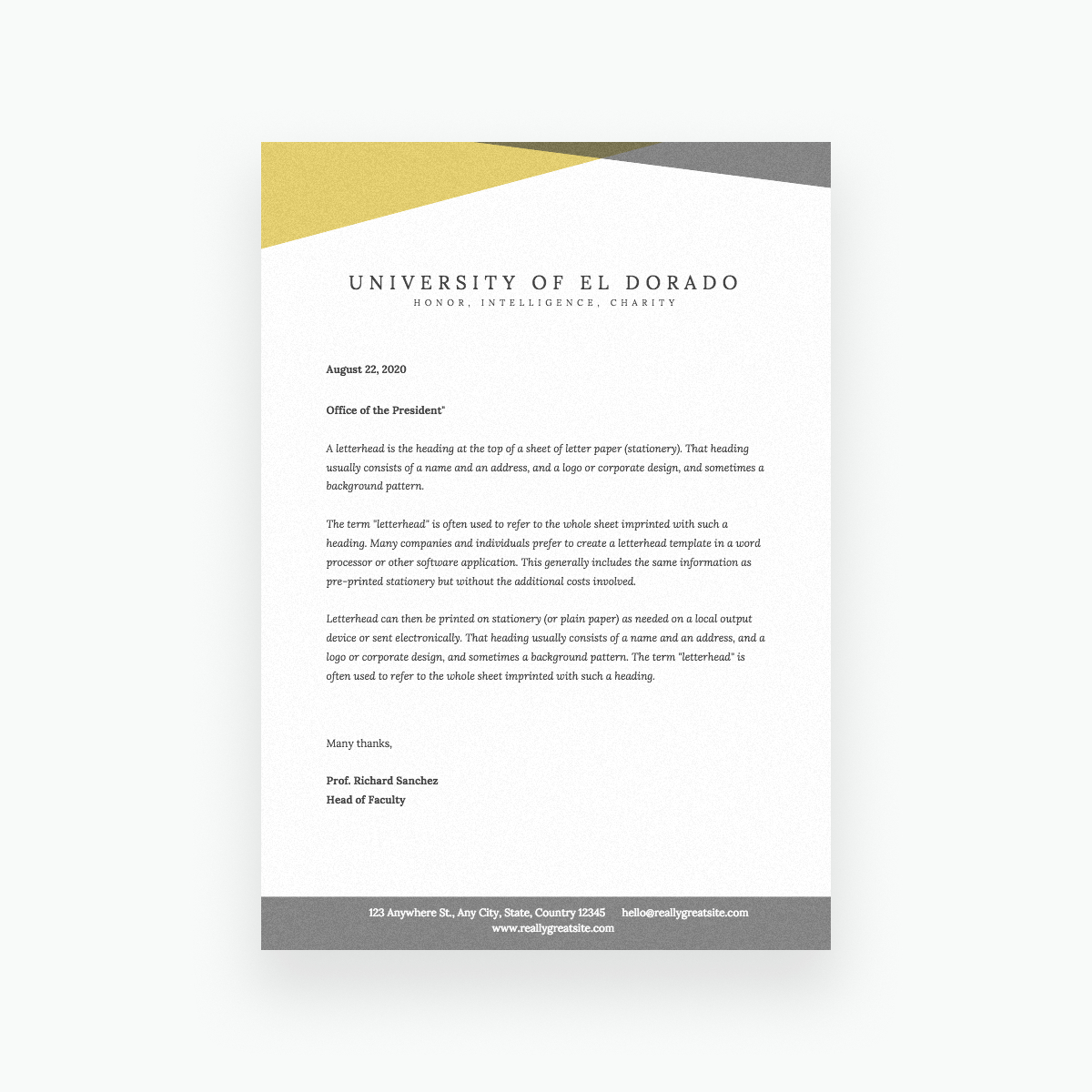 Free Online Letterhead Maker With Stunning Designs – Canva With Headed Letter Template Word