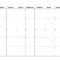 Free Printable Blank Calendar Template – Paper Trail Design With Blank Calander Template