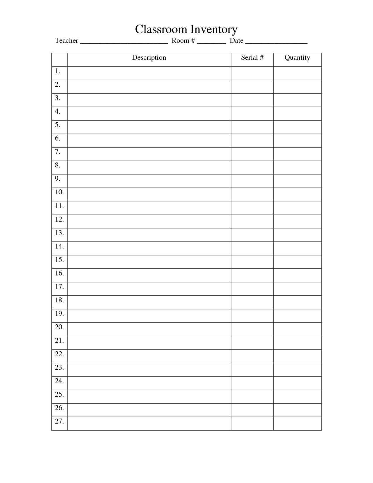 Free Printable Blank Checklist Template Intended For Blank Checklist Template Pdf