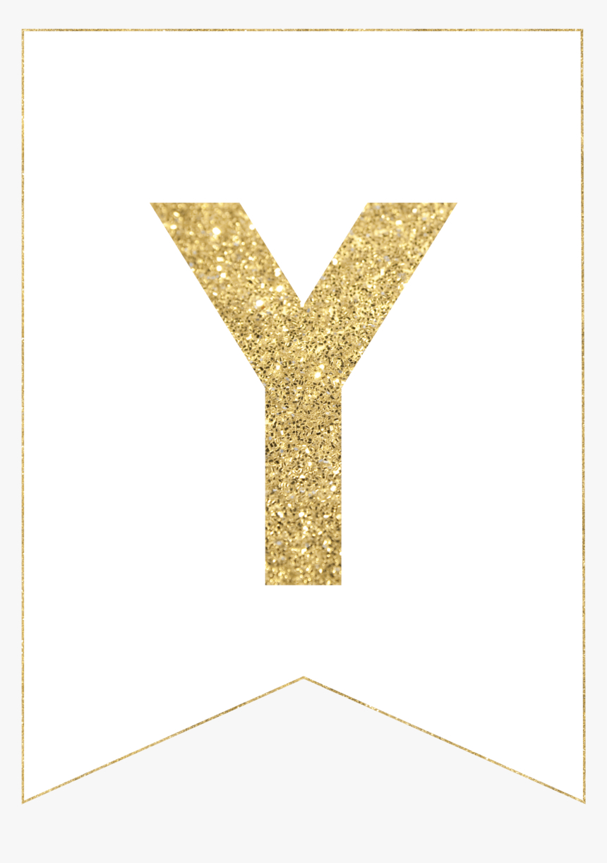 Free Printable Gold Banner Letters P, Hd Png Download – Kindpng Throughout Letter Templates For Banners