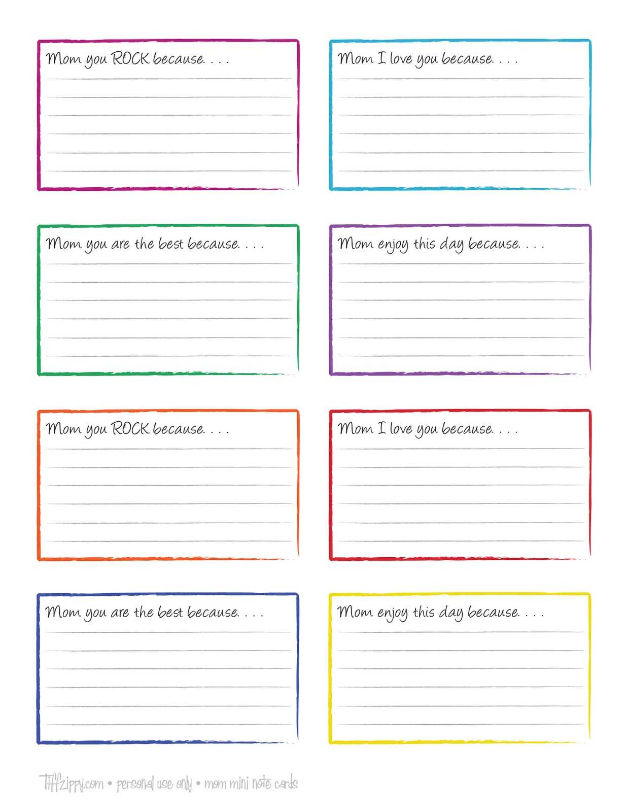 Free Printable Note Card Template | Template Business Psd For Free Printable Blank Flash Cards Template
