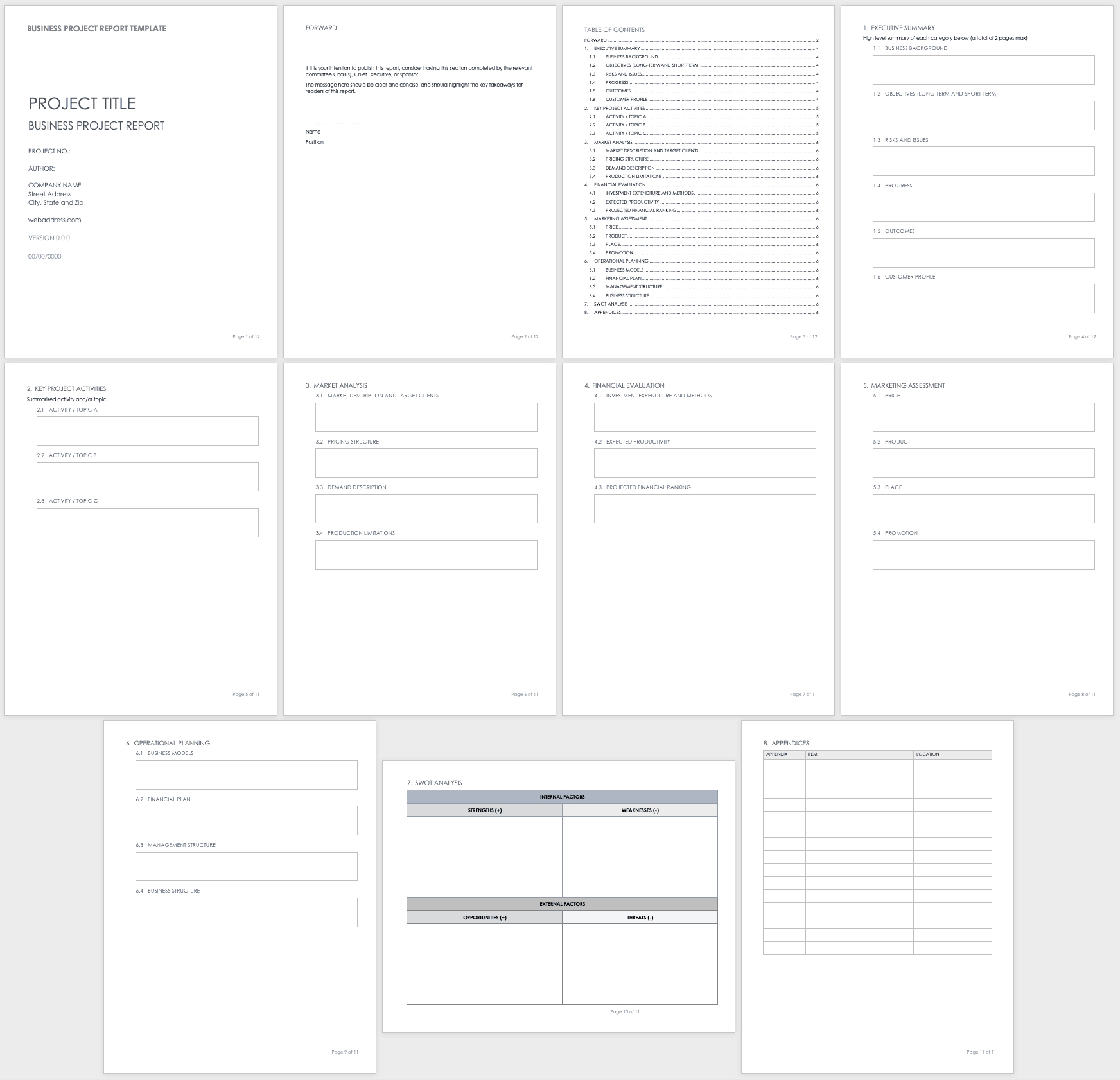 Free Project Report Templates | Smartsheet Throughout It Support Report Template