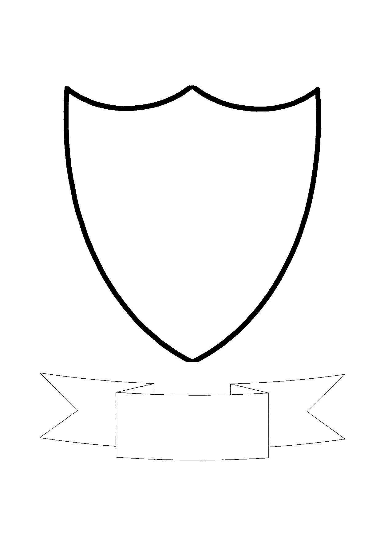Free Shield Template, Download Free Clip Art, Free Clip Art Throughout Blank Shield Template Printable