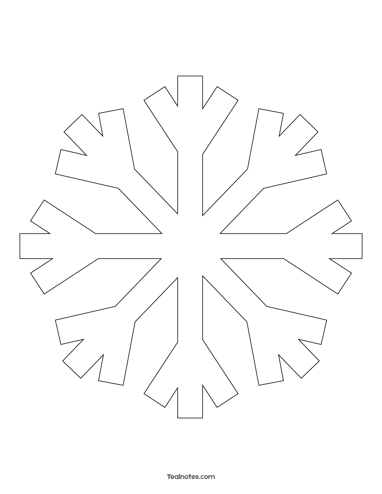 Free Snowflake Patterns – Mahre.horizonconsulting.co Inside Blank Snowflake Template