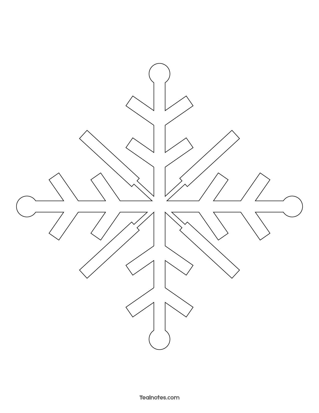 Free Snowflake Patterns – Mahre.horizonconsulting.co Intended For Blank Snowflake Template