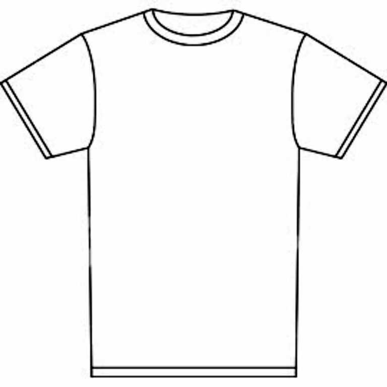 Free T Shirt Template Printable, Download Free Clip Art Pertaining To ...
