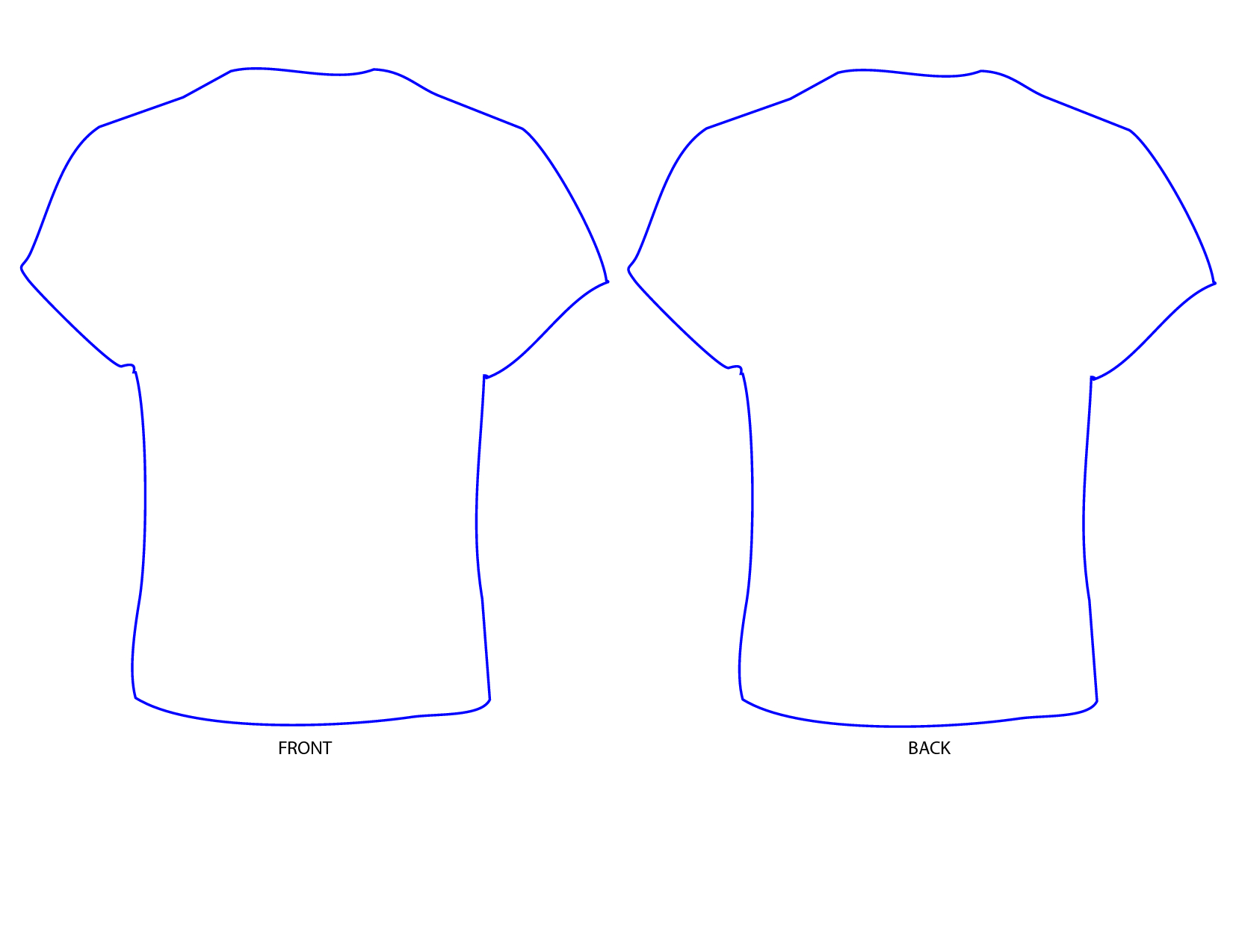 Free T Shirt Template Printable, Download Free Clip Art Throughout Printable Blank Tshirt Template