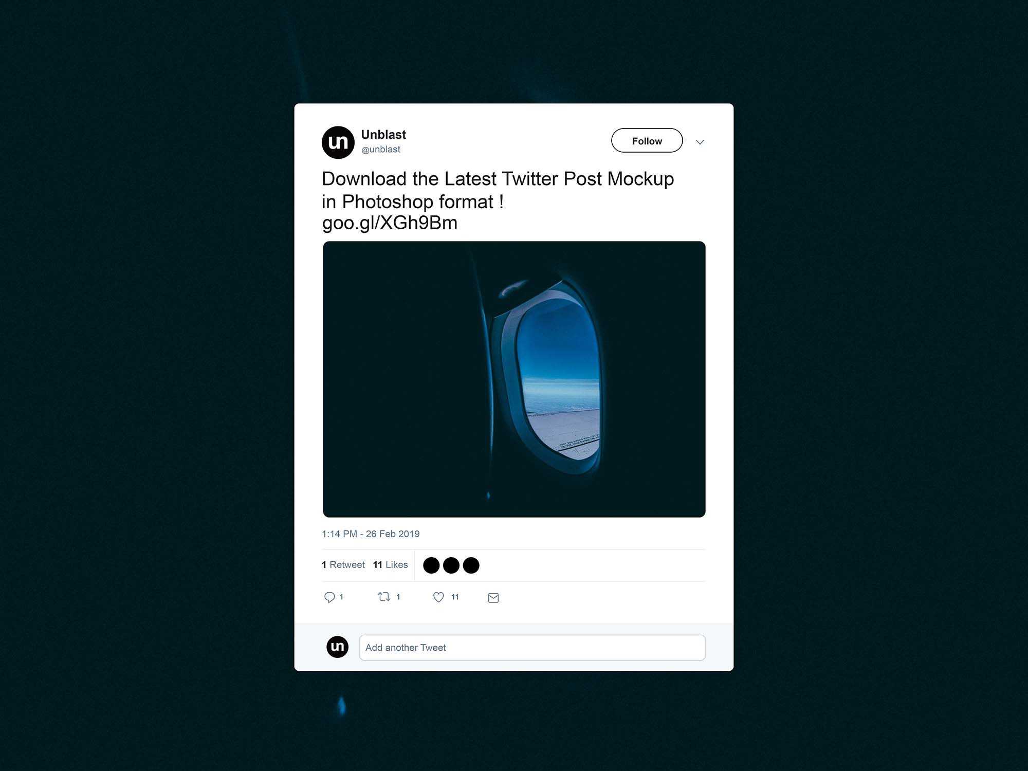Free Twitter Post Mockup (2019) With Blank Twitter Profile Template