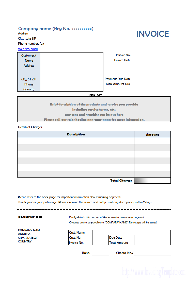 Free Web Design Invoice Template For Web Design Invoice Template Word