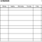Free Weekly Schedule Templates For Word – 18 Templates Inside Work Plan Template Word