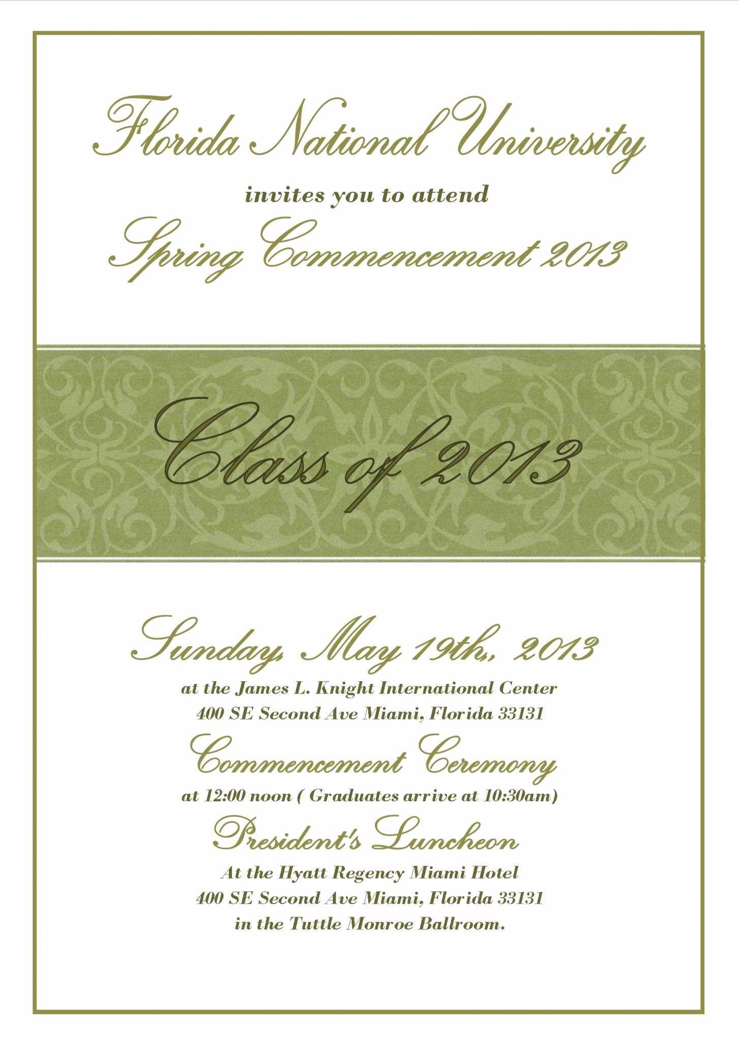 Graduation Invitation Templates Microsoft Word Within Graduation Invitation Templates Microsoft Word