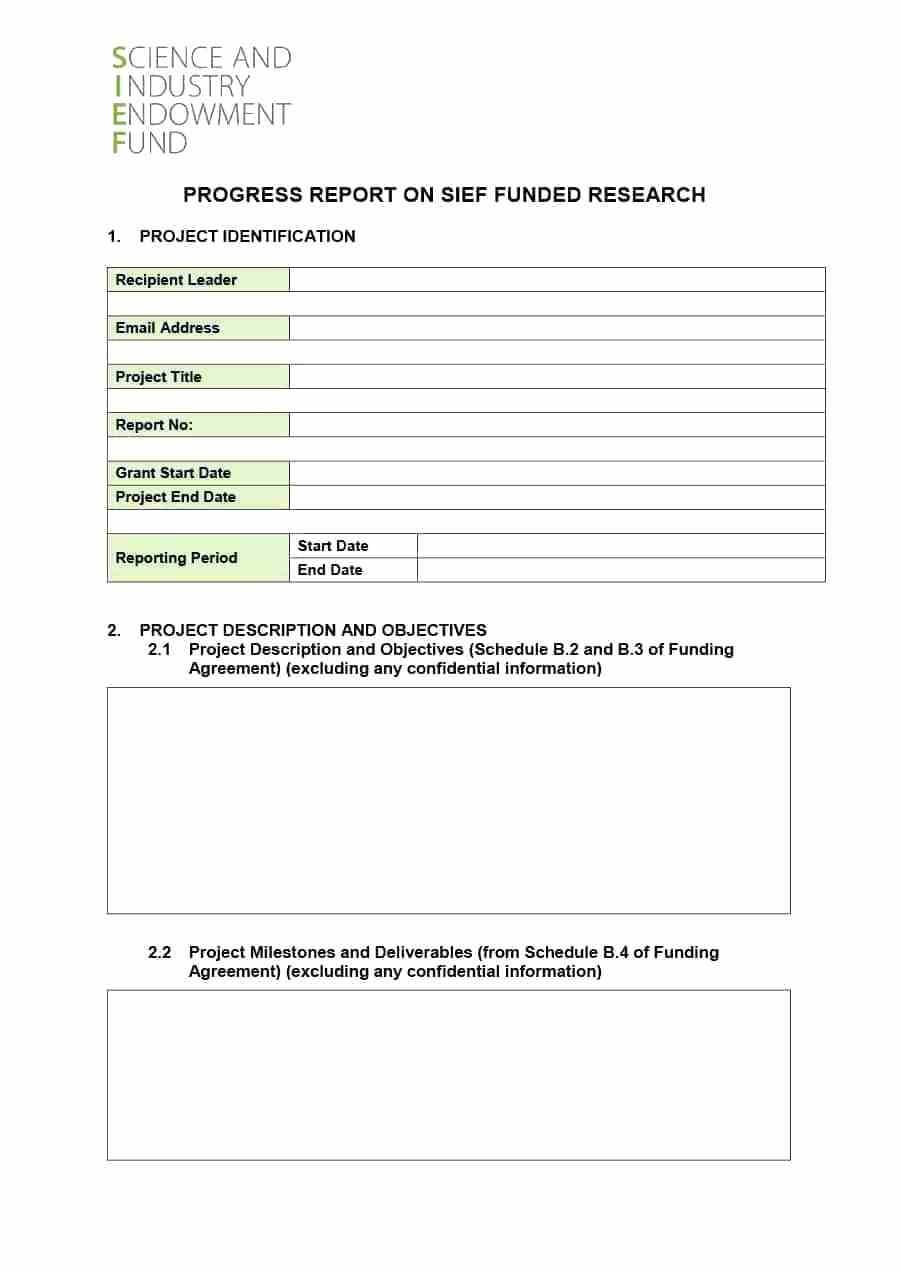 Grant Acquittal Report Template Final Example Progress Pertaining To Acquittal Report Template