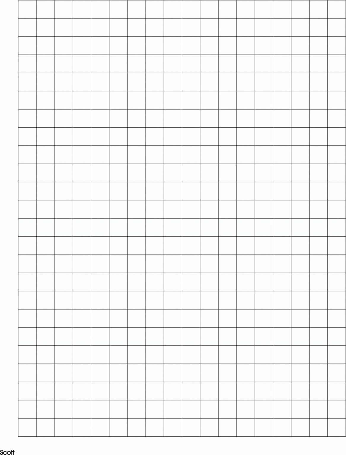 Graph Paper A4 Size Template Printable – Pdf, Word, Excel In Graph ...