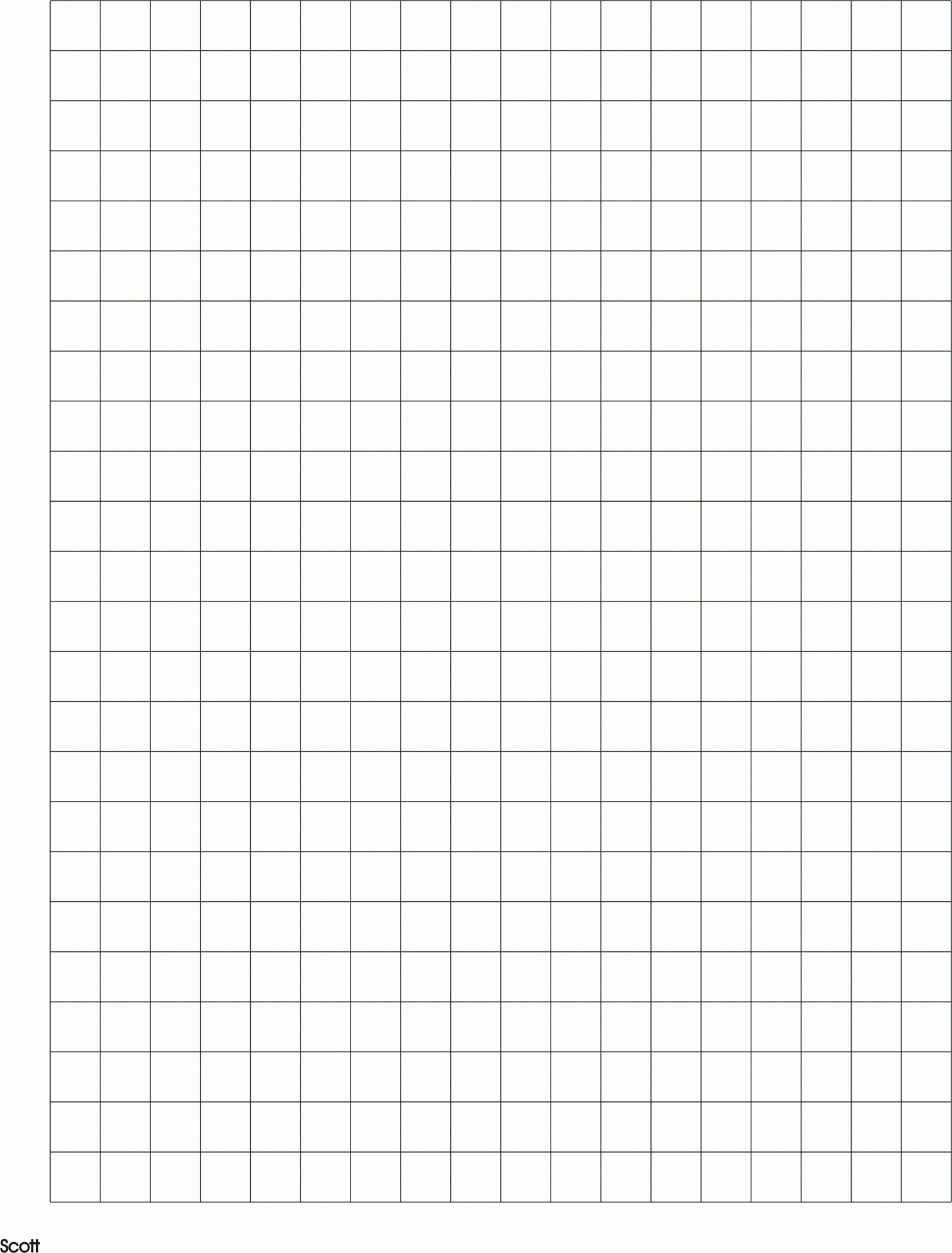 Graph Paper A4 Size Template Printable – Pdf, Word, Excel In Graph ...