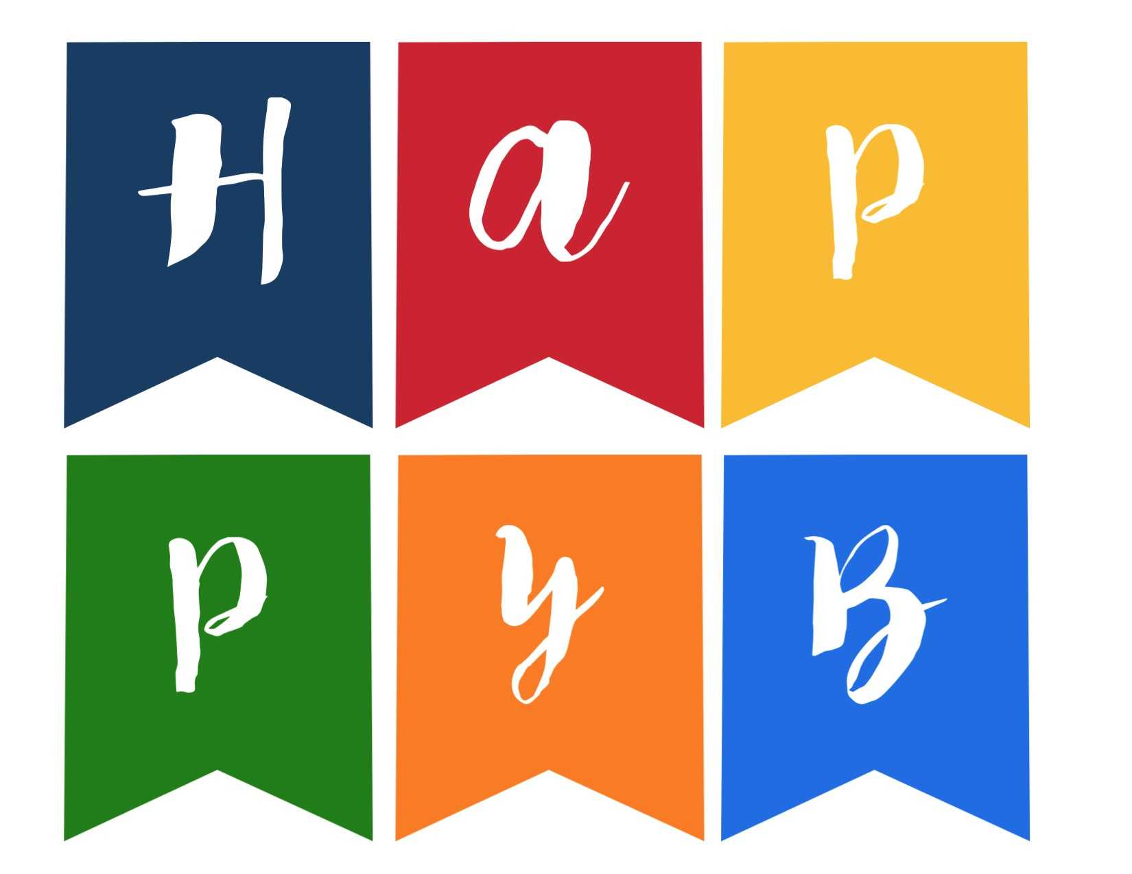 Happy Birthday Banner Free Printable – Paper Trail Design For Free Printable Happy Birthday Banner Templates