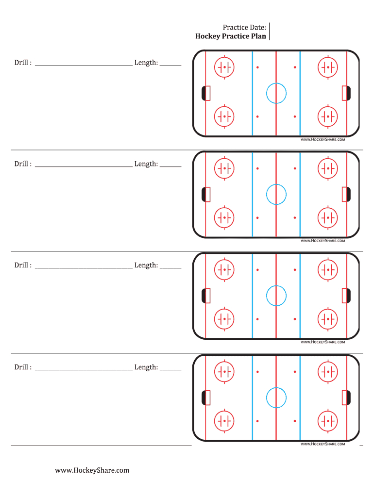 Hockey Practice Sheeyts - Fill Online, Printable, Fillable For Blank Hockey Practice Plan Template