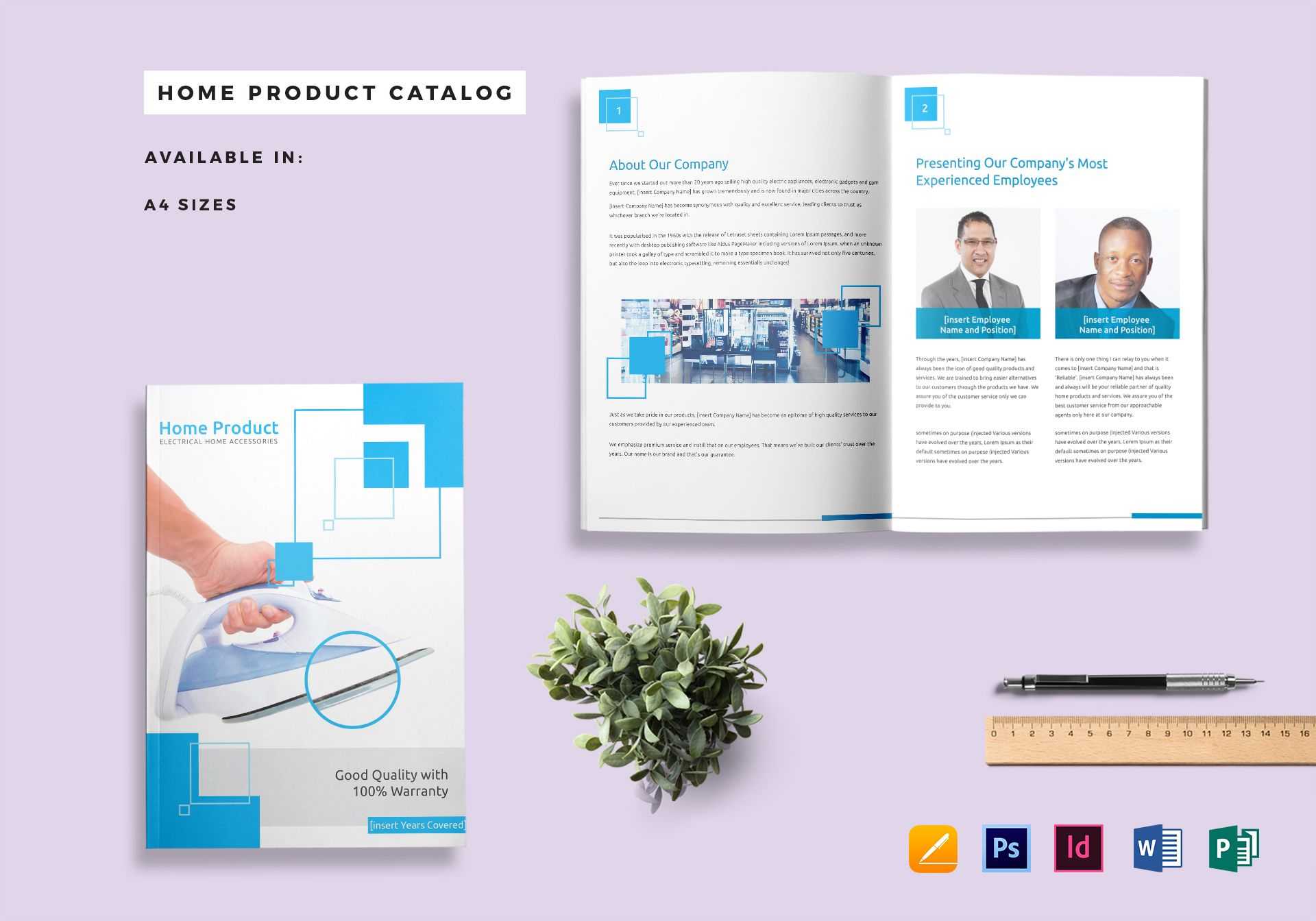 Home Product Catalog Template In Catalogue Word Template
