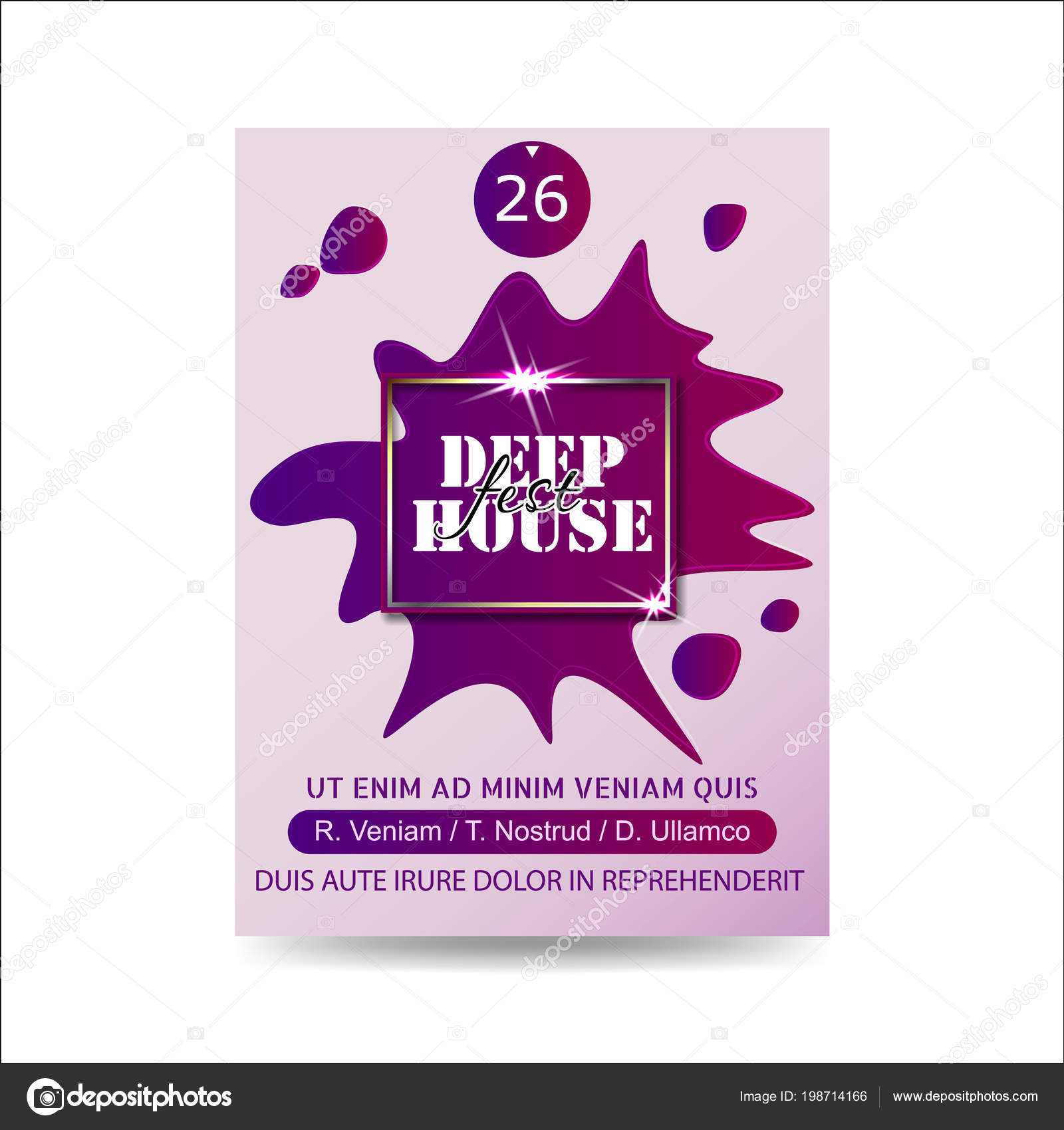 House Music Flyer Template | Night Dance Party Music Night Regarding Dance Flyer Template Word