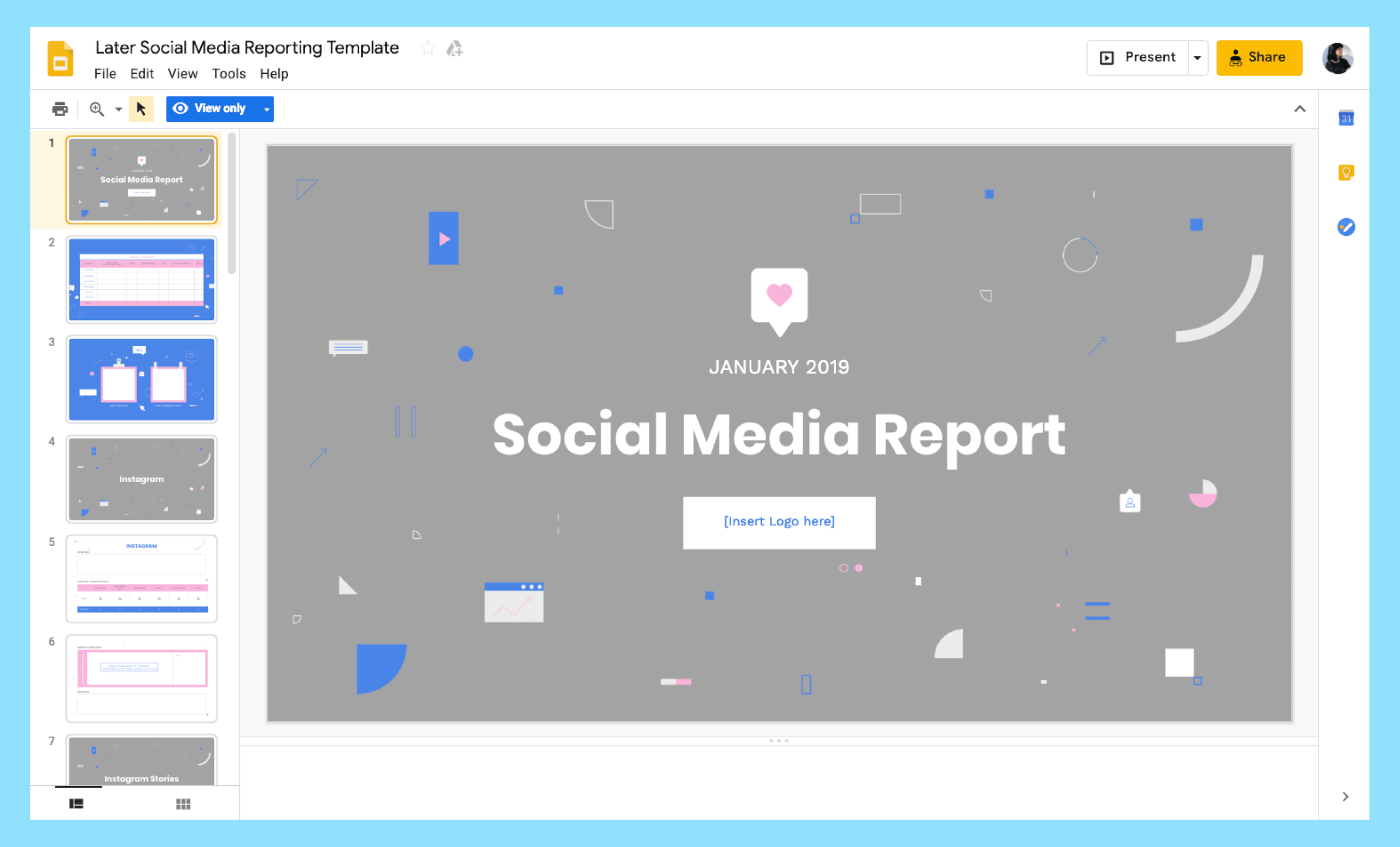 How To Build A Monthly Social Media Report Inside Free Social Media Report Template