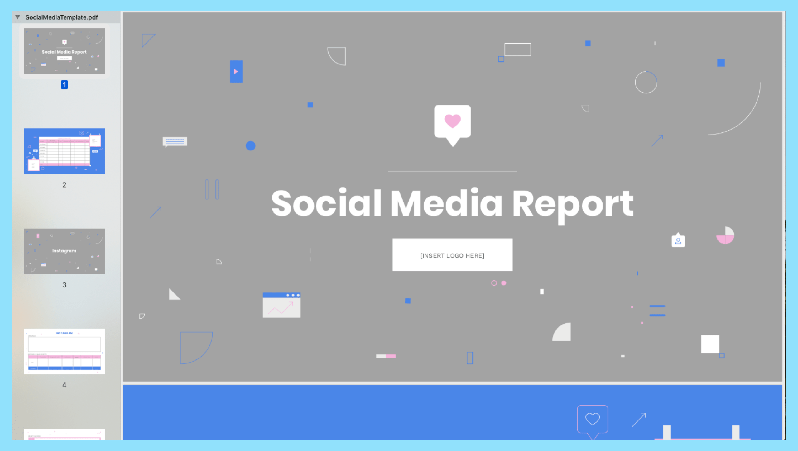 How To Build A Monthly Social Media Report Pertaining To Social Media Weekly Report Template