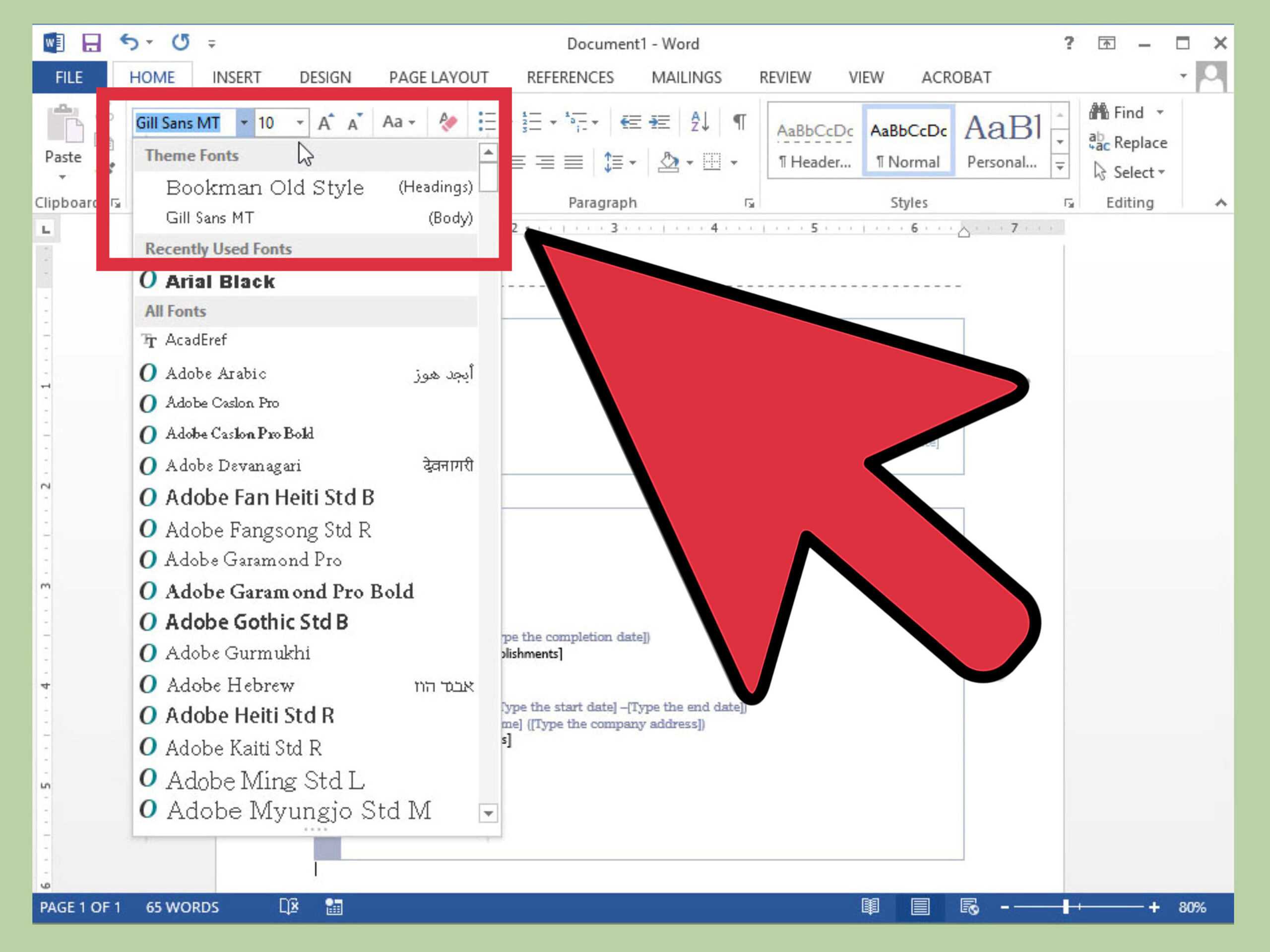 How To Create A Resume In Microsoft Word (With 3 Sample Resumes) Inside Creating Word Templates 2013
