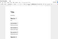 How To Create Effective Document Templates with Google Word Document Templates