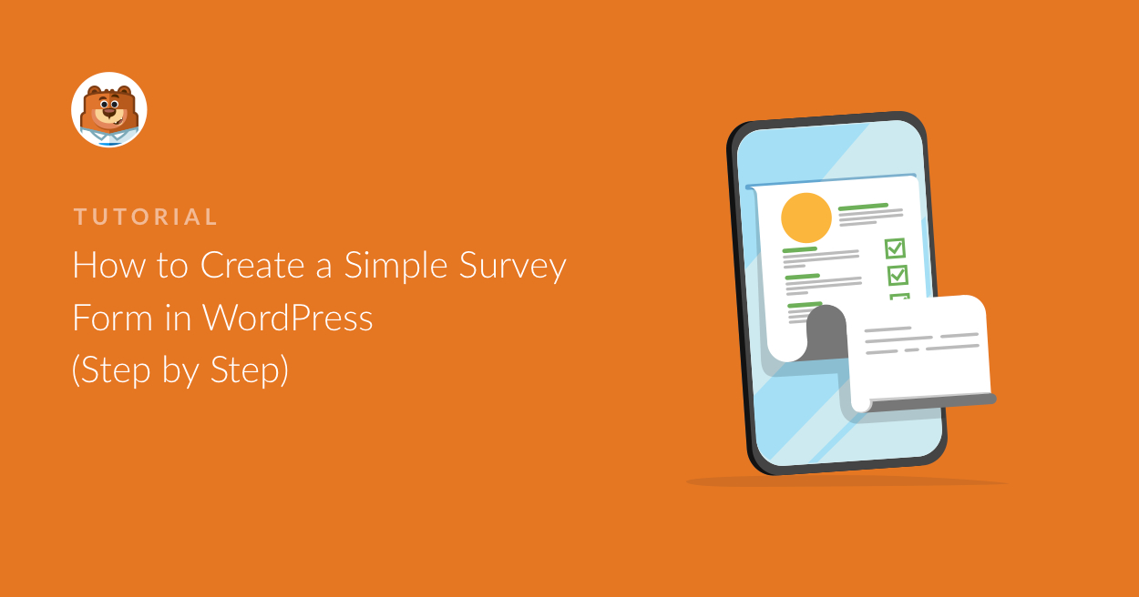 How To Easily Create A Survey Form In WordPress (With A Plugin) Within Poll Template For Word
