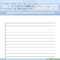 How To Make Lined Paper In Word 2007: 4 Steps (With Pictures) Inside Microsoft Word Lined Paper Template