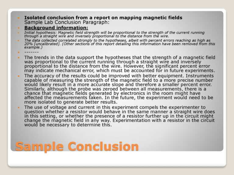 How To Write A Good Lab Report – Ppt Download for Lab Report Conclusion ...