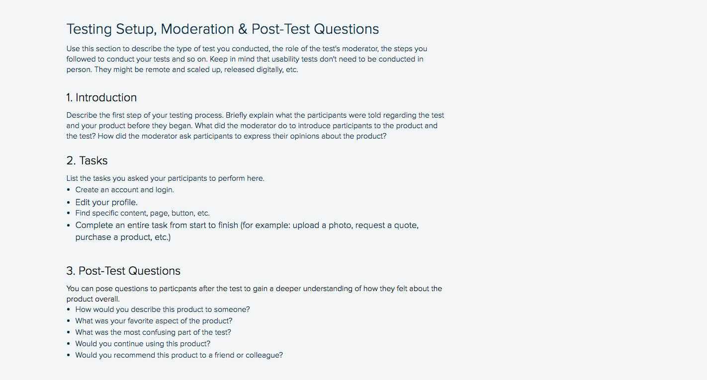How To Write A Usability Testing Report (With Samples) | Xtensio Pertaining To Usability Test Report Template