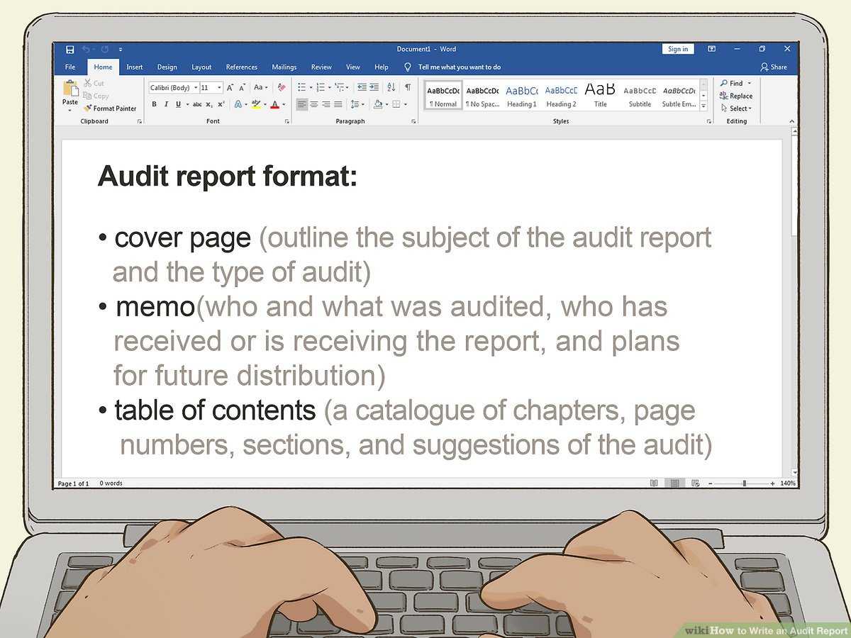 How To Write An Audit Report: 14 Steps (With Pictures) – Wikihow In It Audit Report Template Word