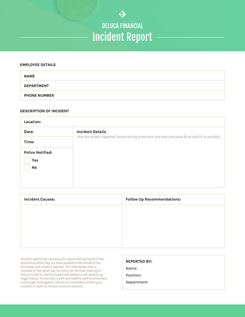 How To Write An Effective Incident Report [Examples + Pertaining To It Issue Report Template