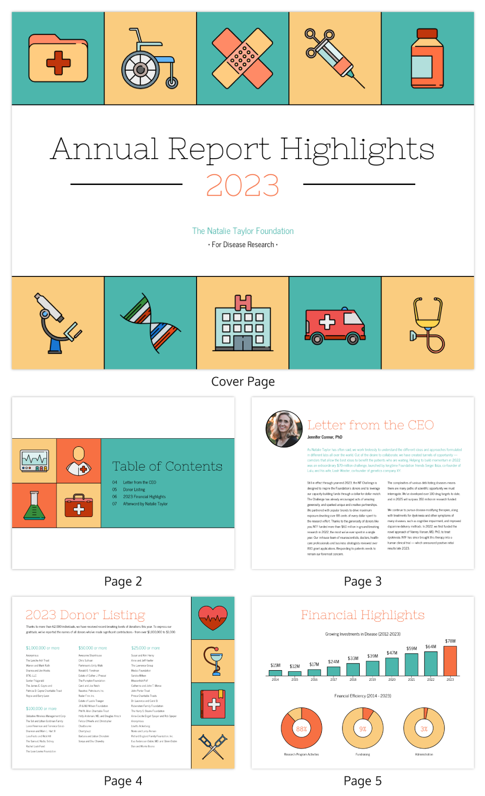 Illustrative Medical Nonprofit Annual Report Template Intended For Nonprofit Annual Report Template