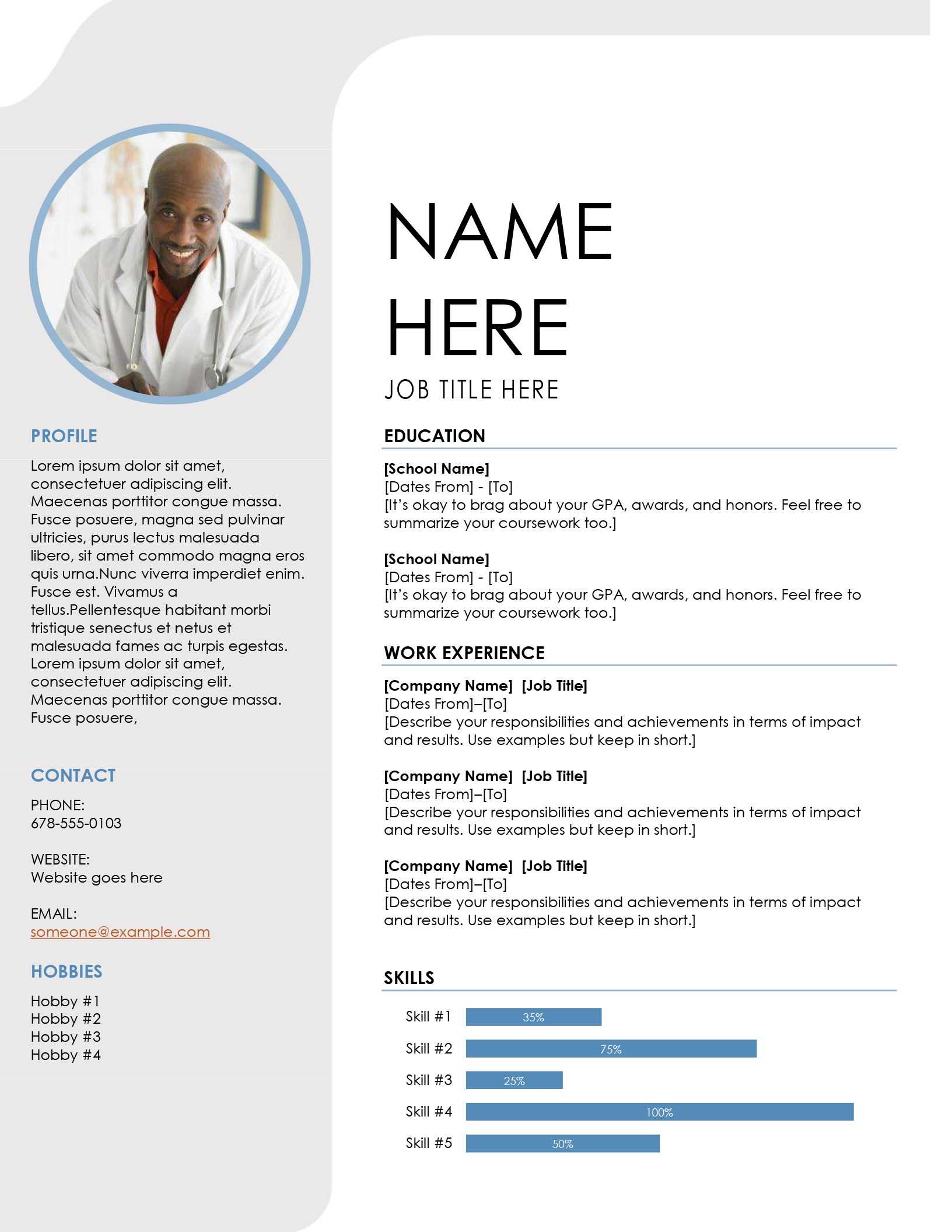 Impressive Cv Template Word – Mahre.horizonconsulting.co With Regard To Microsoft Word Resume Template Free
