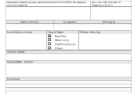 Incident Report Form - regarding Itil Incident Report Form Template