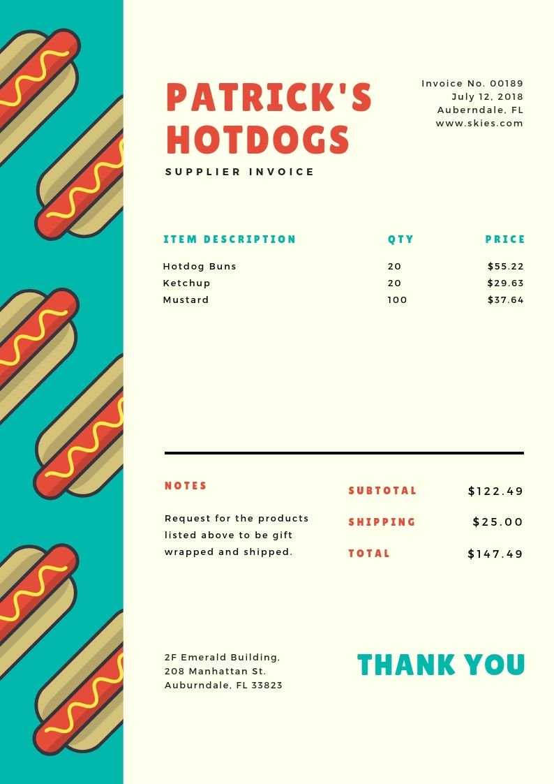 Invoice Design: 50 Examples To Inspire You – Learn In Web Design Invoice Template Word