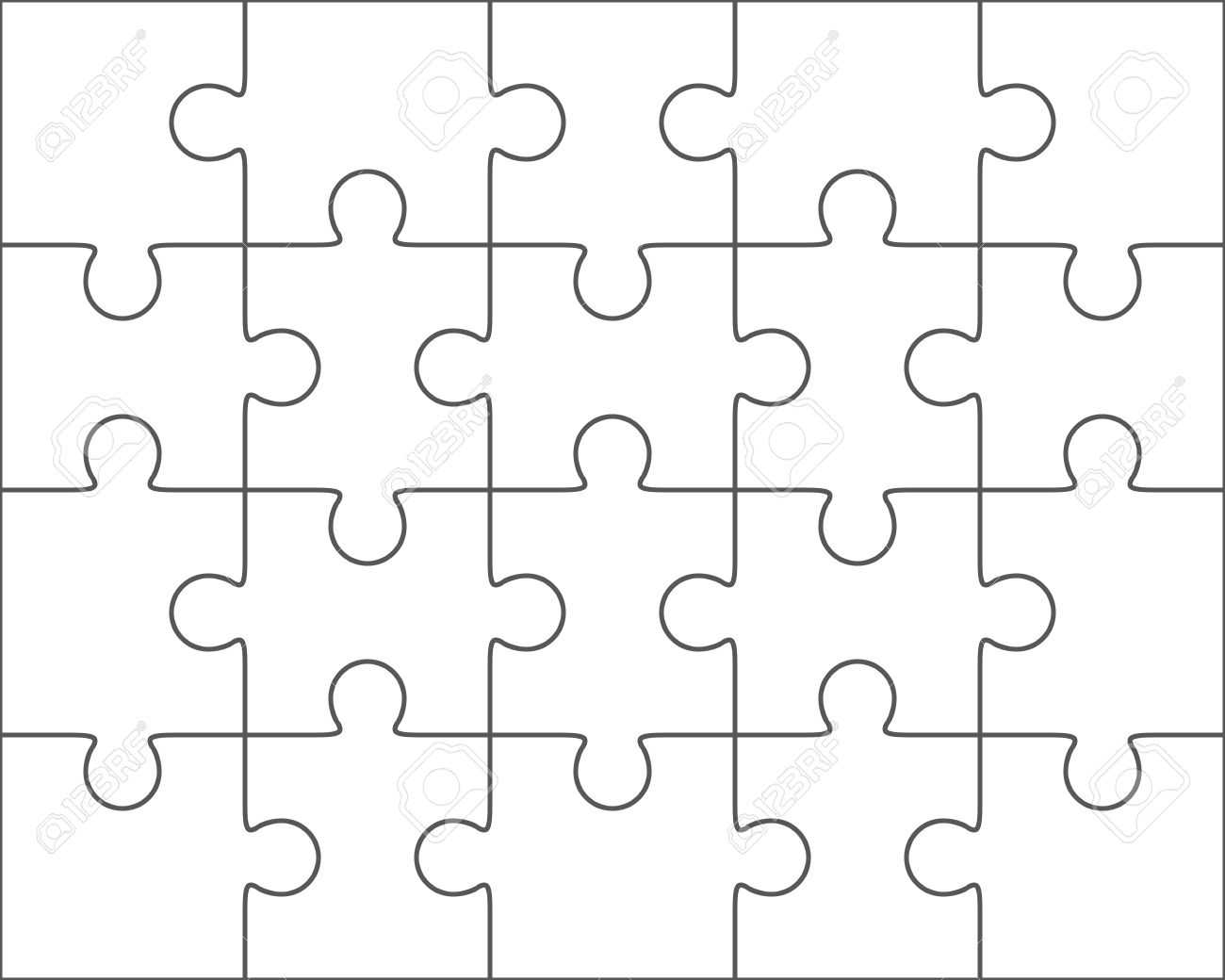 Jigsaw Template – Zohre.horizonconsulting.co With Regard To Blank Jigsaw Piece Template