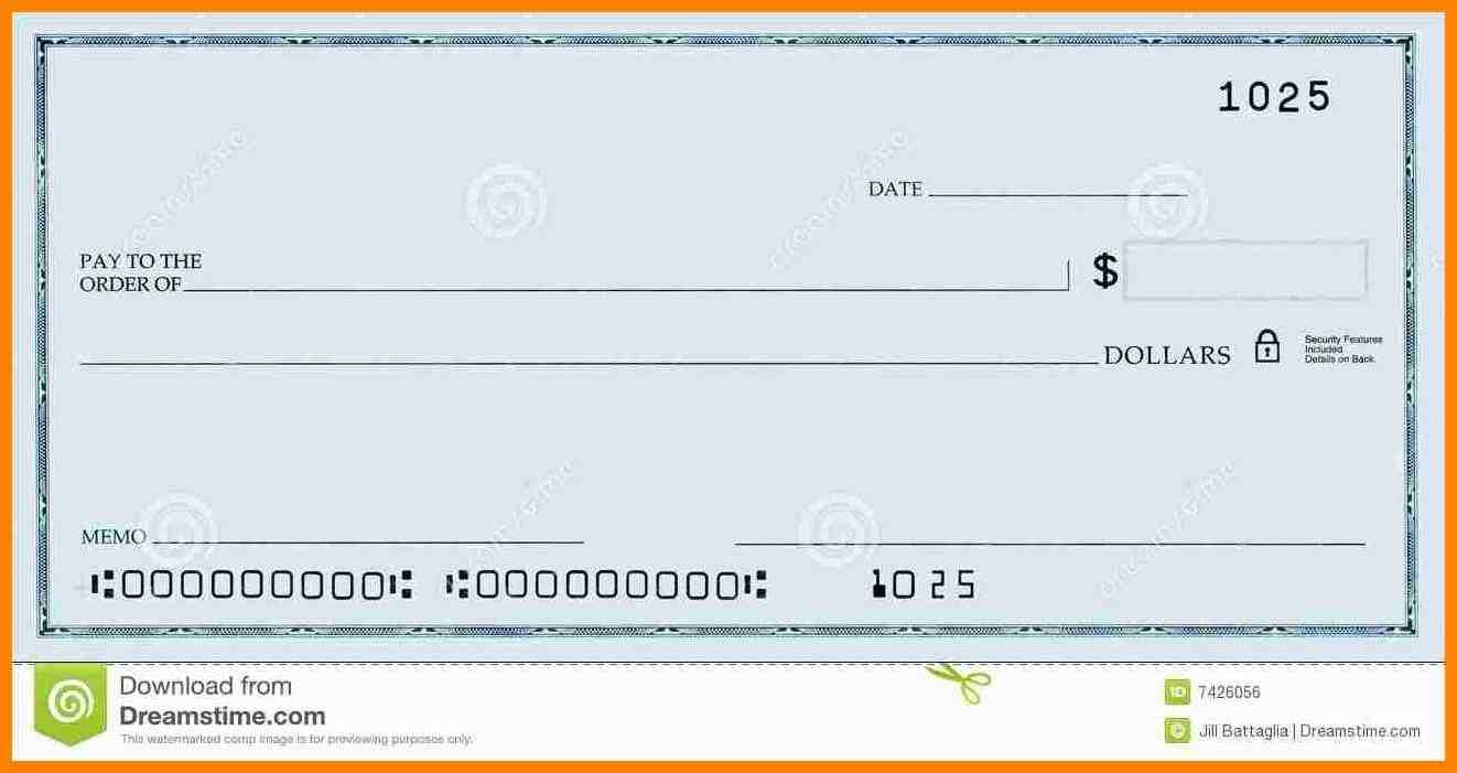Large Blank Cheque Template – Zohre.horizonconsulting.co For Blank Cheque Template Uk