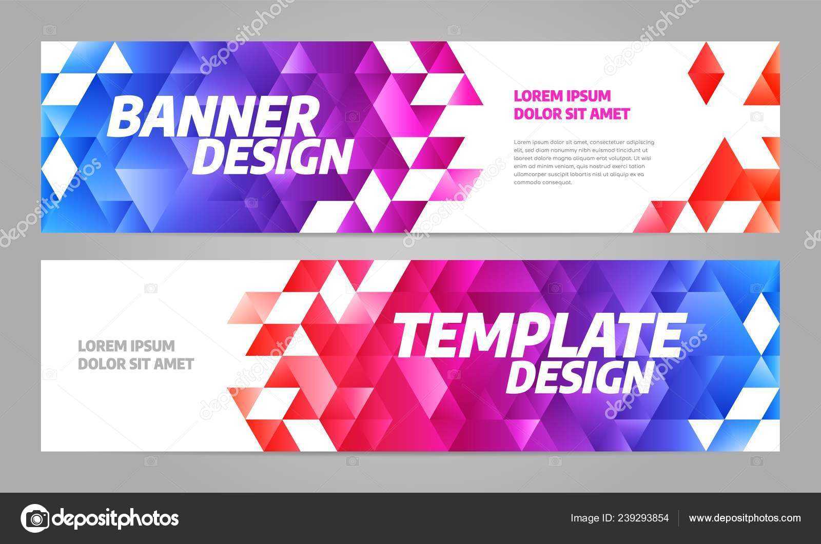 Layout Banner Template Design For Sport Event 2019 — Stock With Regard To Event Banner Template