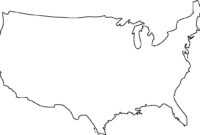 Library Of Jpg Library Library Of United States Map Outline regarding United States Map Template Blank