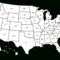 Library Of Map Of The United States Graphic Royalty Free Throughout Blank Template Of The United States
