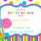 Lollipop Invitation Templates With Regard To Blank Candyland Template