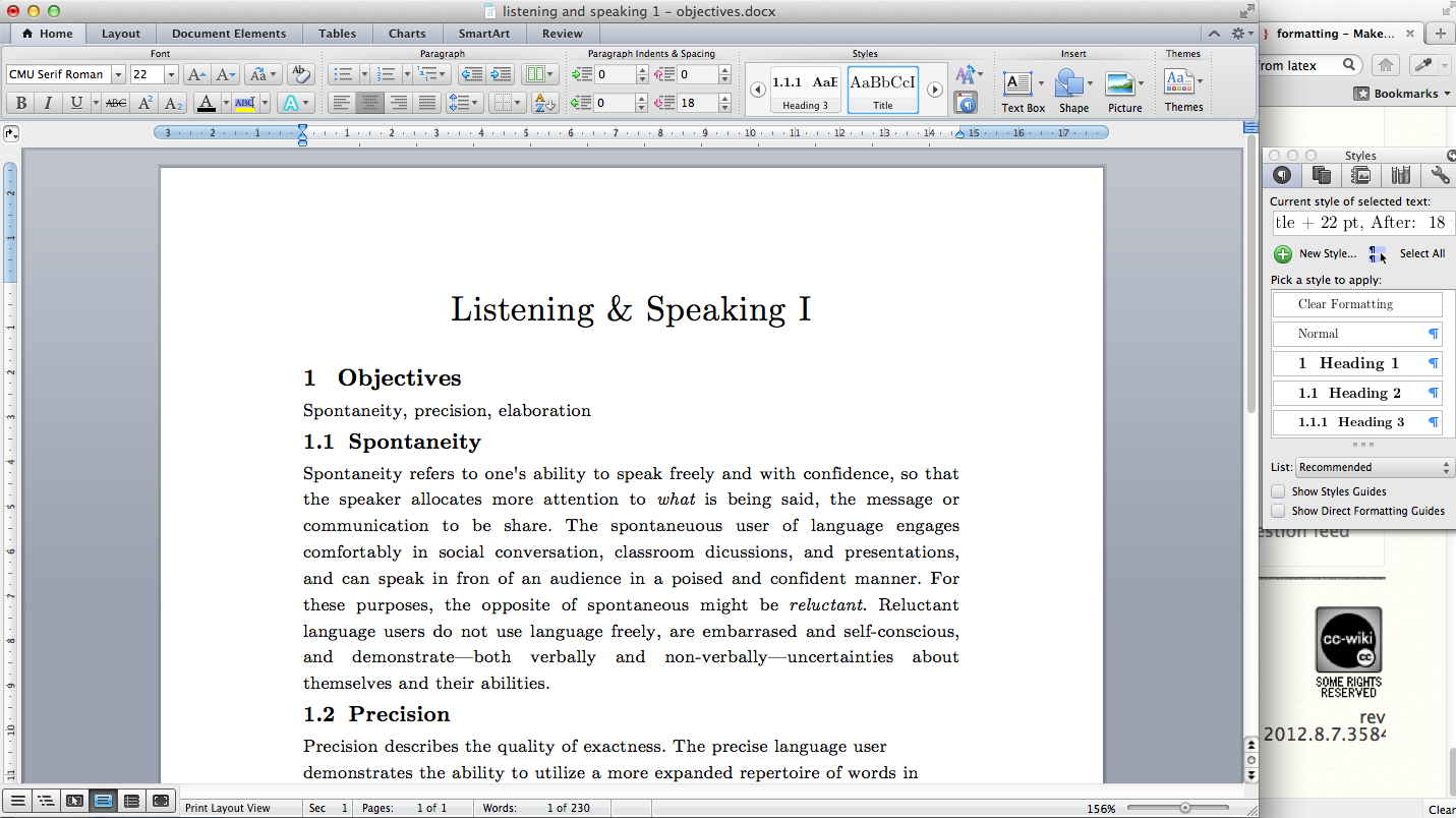 Make Ms Word Document Look Like It Has Been Typeset In Latex For Ms Word Thesis Template